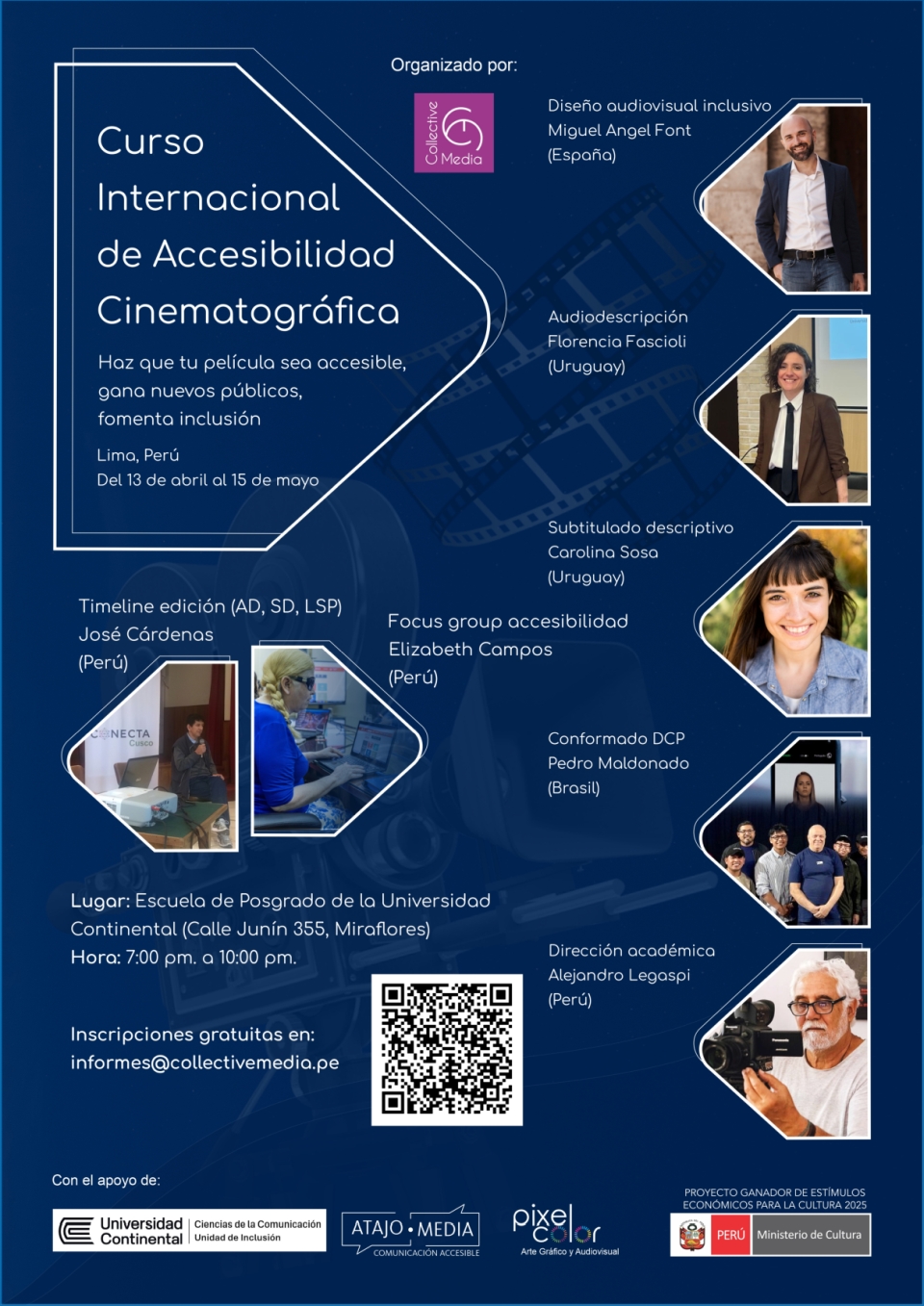 Poster del curso internacional de accesibilidad